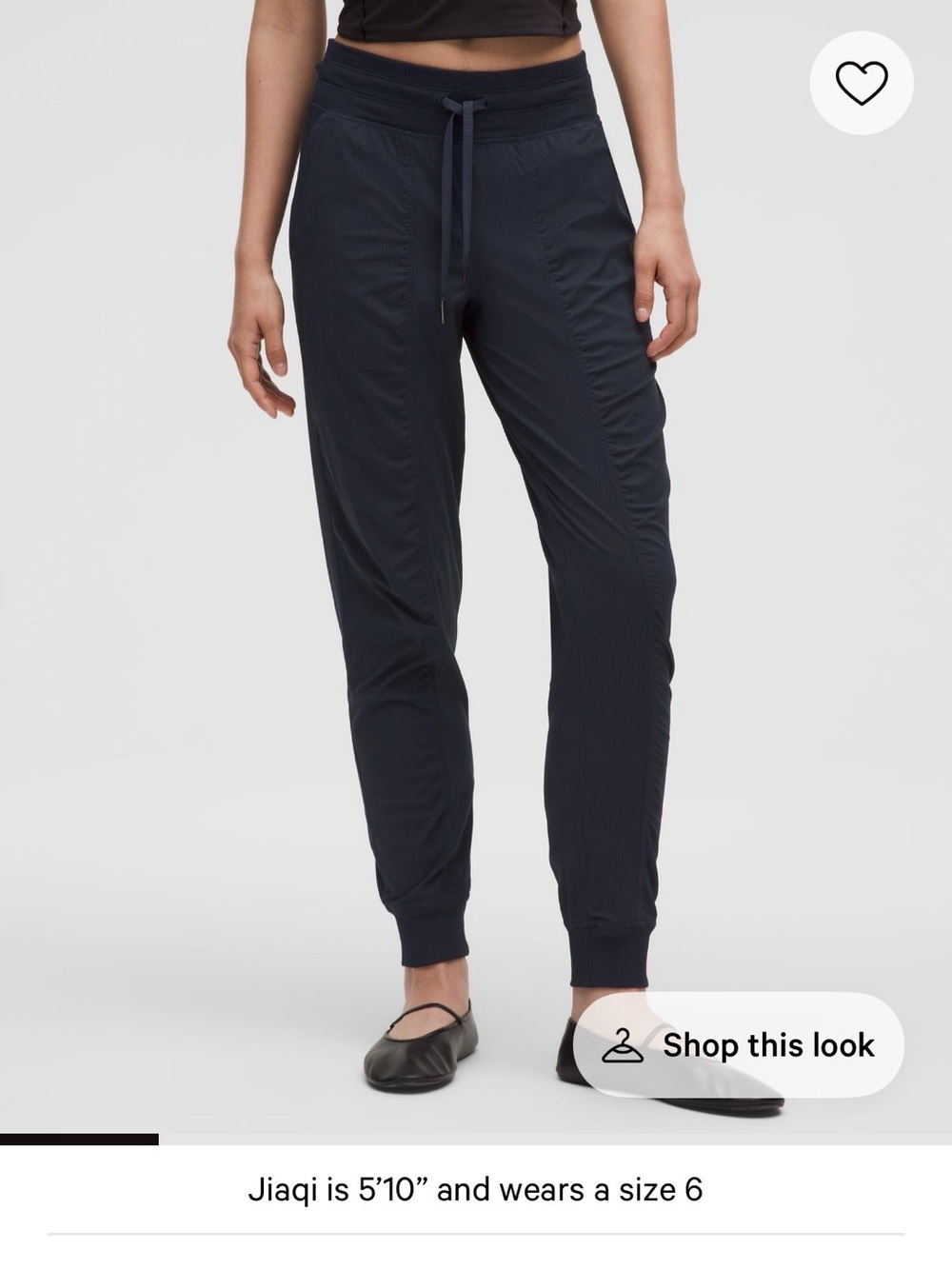 lululemon athletica Navy Drawstring Jogger Pants